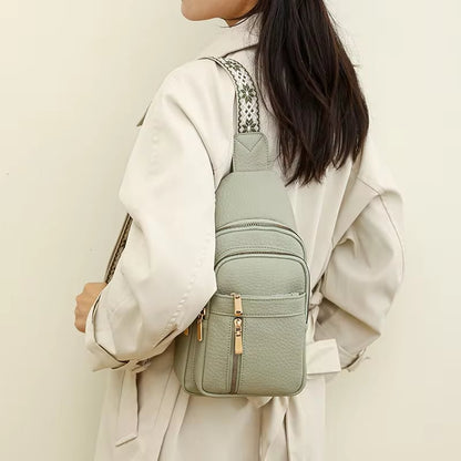 🔥Last Day Sale 49% OFF🏆️Anti-Theft Embroidery Solid Color Crossbody Bag for Daily Travel