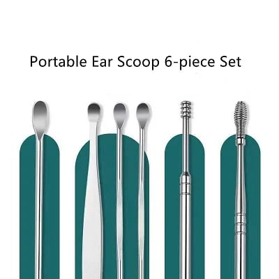 Safe Stainless Steel Ear Cleaning Tool Set