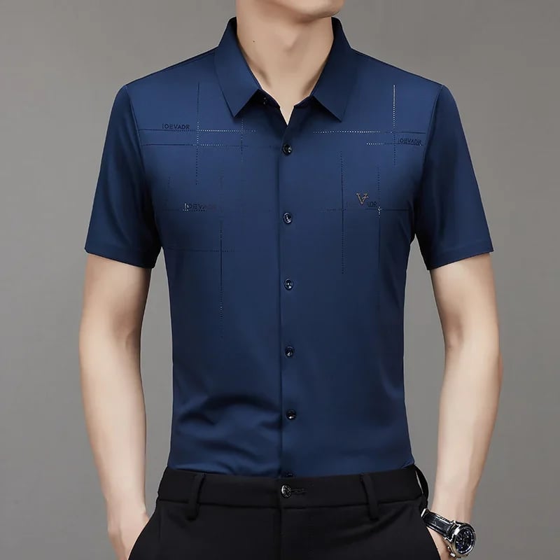 MEN'S ICE SILK BUSINESS SHIRT