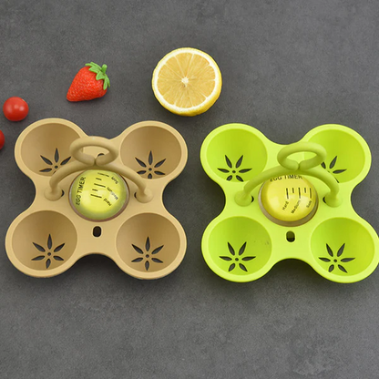 🔥Buy More Save More🔥Silicone Egg Poacher Cups with Thermochromic Timer