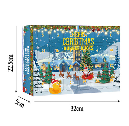 Last Day Promotion 80% OFF 24 Pcs Countdown Christmas Rubber Ducks Advent Calendar