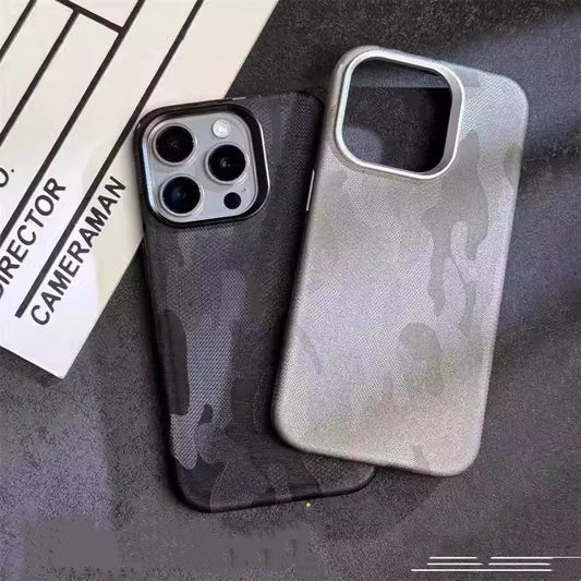 Camouflage Pattern MagSafe Case for a Bold and Rugged Look