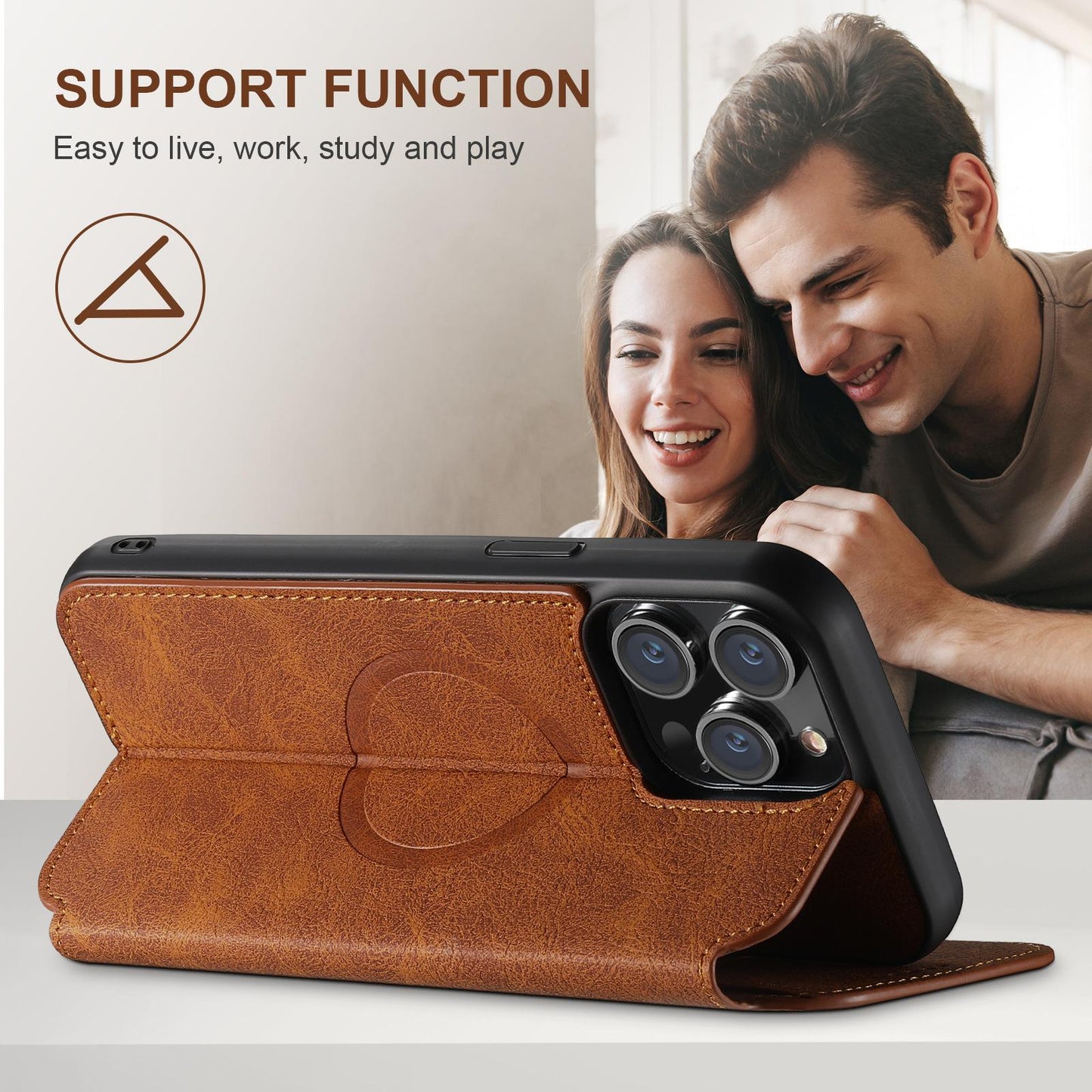 Luxury Wallet Case with Multiple Card Slots – Classic, Functional Design