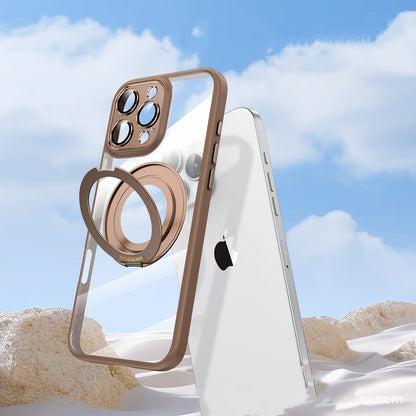 High Transparency Case with 360° Magnetic Rotating Stand