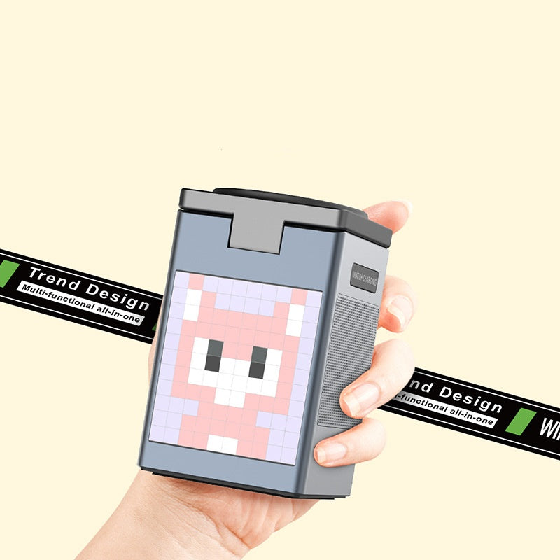 Versatile 6-in-1 Wireless Charger – Clock, Speaker & More!