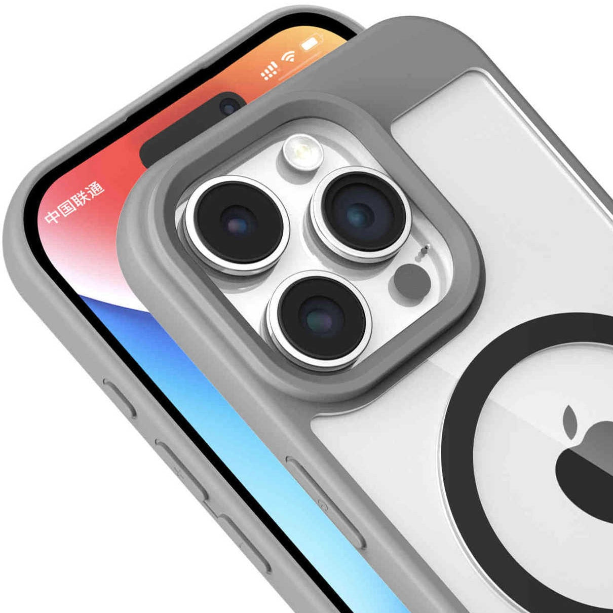 MagSafe-Compatible Clear Magnetic Case with High-Definition Transparent Back