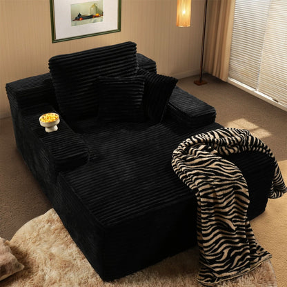 CozyNest Oversized Indoor Chaise Lounge