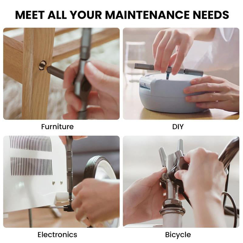 Versatile 24-in-1 Ratchet Screwdriver Set