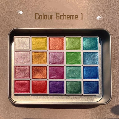 🎨🖌️20 Colors Watercolor Painting Set