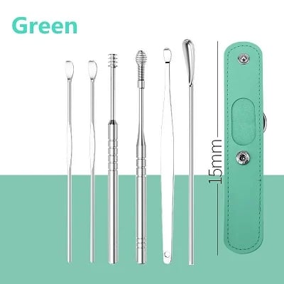 Safe Stainless Steel Ear Cleaning Tool Set