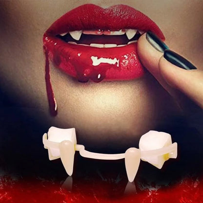 🎃Halloween Promotion-49% OFF🎃Retractable Halloween Vampire Fangs🧛‍♂BUY 1 GET 1 FREE