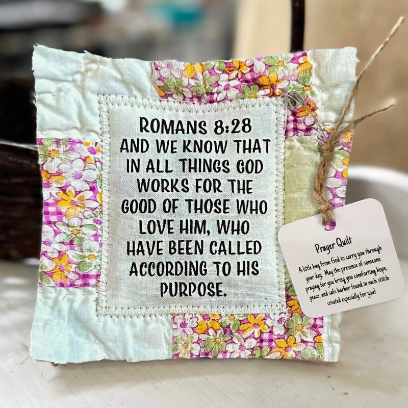 ✝️Prayer Quilt with cross inside