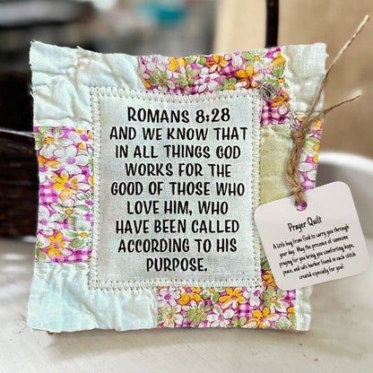 ✝️Prayer Quilt with cross inside