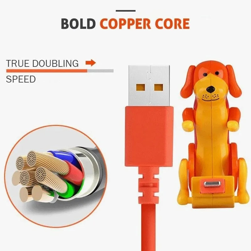 🔥(HOT SALE 50% OFF) Funny Humping Dog Fast Charger Cable
