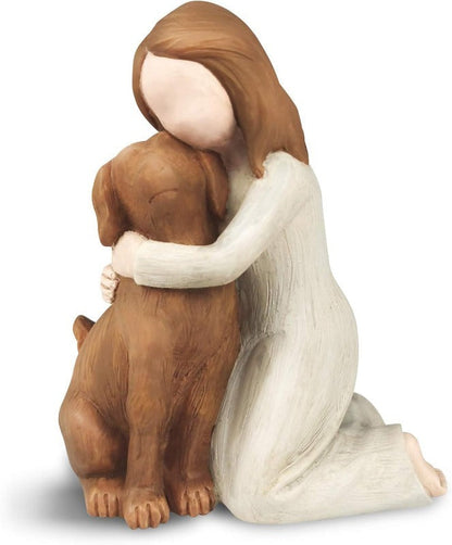 Dog Angel Figurines