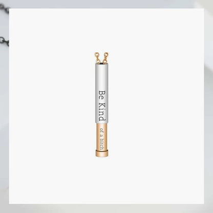 Customizable hidden message necklace