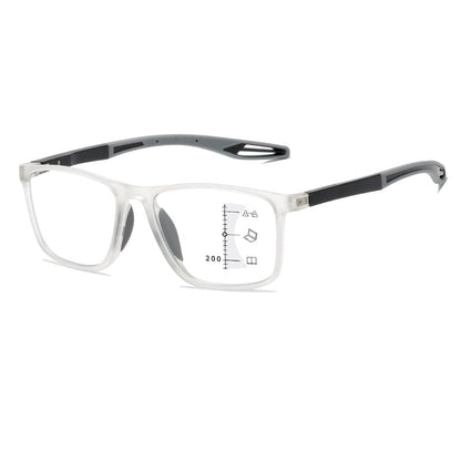SPORTS TR SQUARE FRAME ULTRA-LIGHT ANTI-BLUE LIGHT READING GLASSES