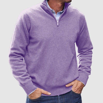 🔥Last Day 49% Off👔Men's Warm Zipper Basic Sweater