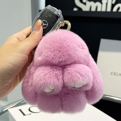 💕🐰 Handmade Soft Bunny PomPom Charms（🎁Boxed Edition）