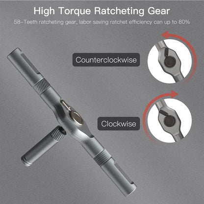 🔥Last Day Promotion 49% OFF🔥DIY screwdriver 24 in 1, switchable screwdriver shape to adapt to various home repairs