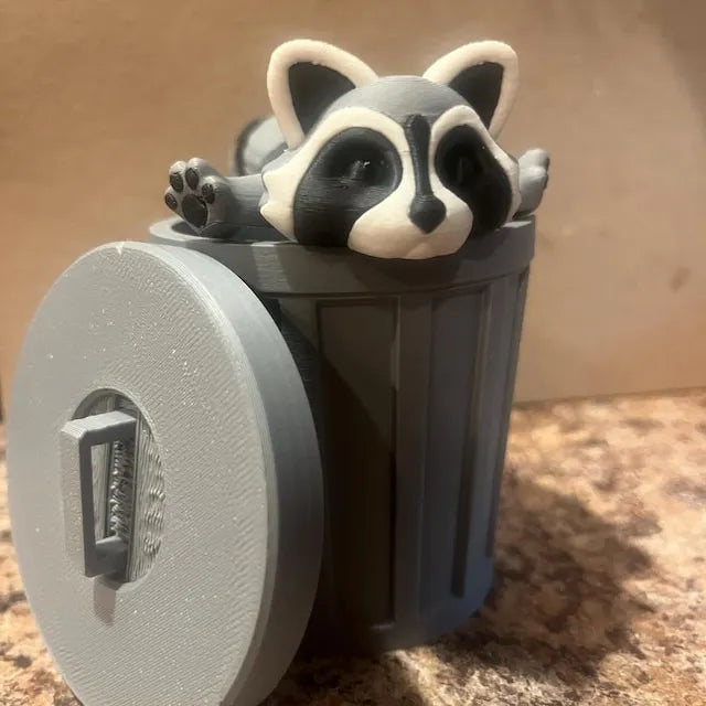 🦝3D Printed Baby Raccoon Fidget