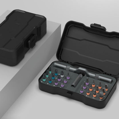 Versatile 24-in-1 Ratchet Screwdriver Set