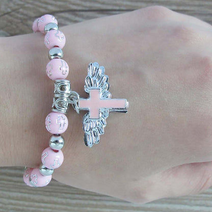 🎁2024 New Year Hot Sale🎁49% OFF🔥Angel Wing Cross Bracelet