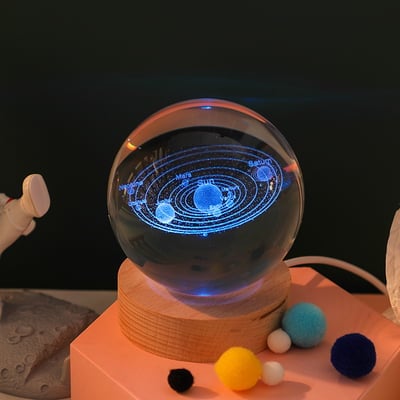 ❤️❤️ 3D Planet Crystal Ball