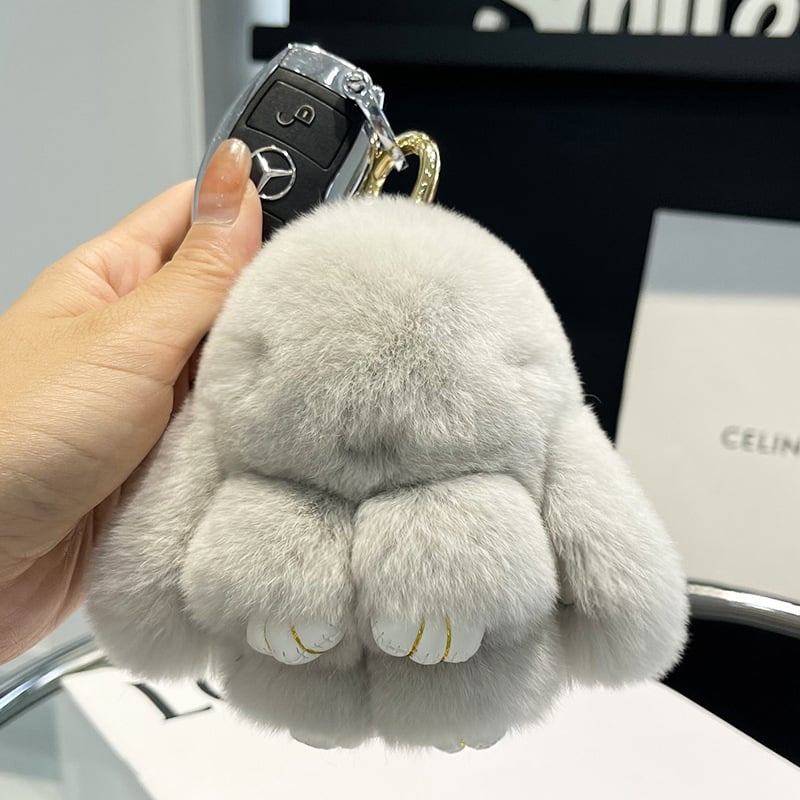 💕🐰 Handmade Soft Bunny PomPom Charms（🎁Boxed Edition）