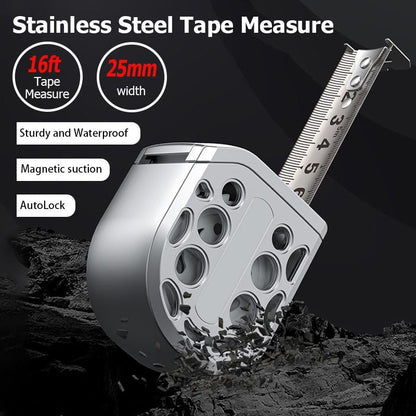 🎁Black Friday Promotion 49% OFF🔥Retractable Tape 16FT Stainless Steel Measuring Tape