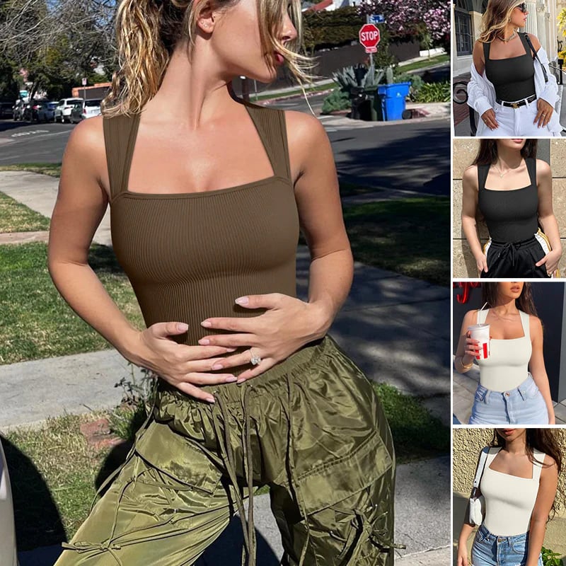 ✨Last Day 49% Off🔥Sleeveless Tummy Control Tank Tops Bodysuits