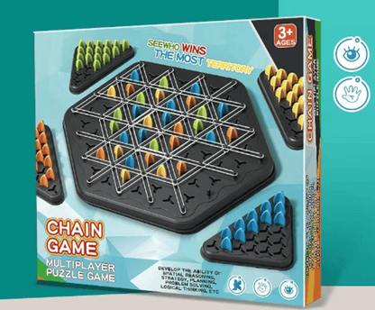 🔥chain triangle chess game, 2 to 4 Players