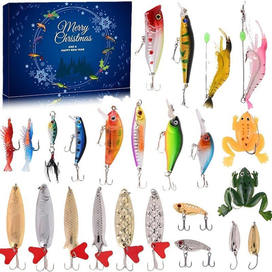 🎅Early Christmas 49%OFF🎅24Pcs Fishing Lures Christmas Advent Calendar