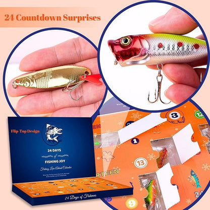 🎅Early Christmas 49%OFF🎅24Pcs Fishing Lures Christmas Advent Calendar