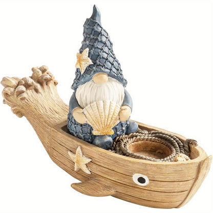 Ocean Gnome and Whale Boat