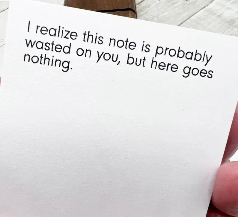 💝 Fresh Outta Fucks Pad and Pen