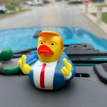 🤣Double Middle Finger Duck with Ear BandAid