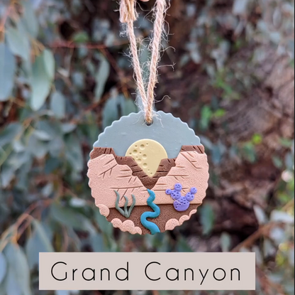Handmade-NATIONAL PARK Tree Ornaments