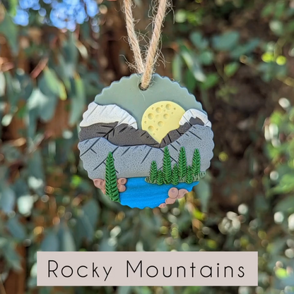 Handmade-NATIONAL PARK Tree Ornaments