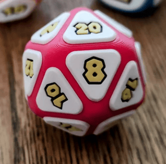 Mushroom Party Tabletop Role-playing Game Dice