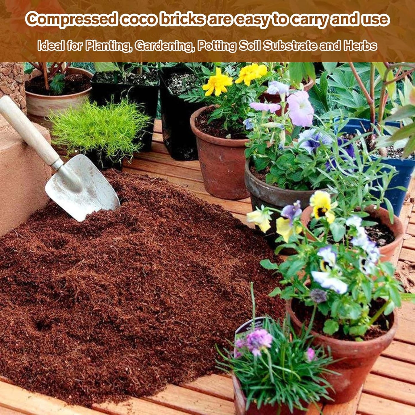 Spring Hot Sale 49% OFF✨ - Premium Organic Coconut Coir Bricks for Plants