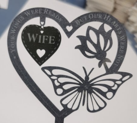 🎄Memorial Gift Butterfly Ornament Garden Plaque