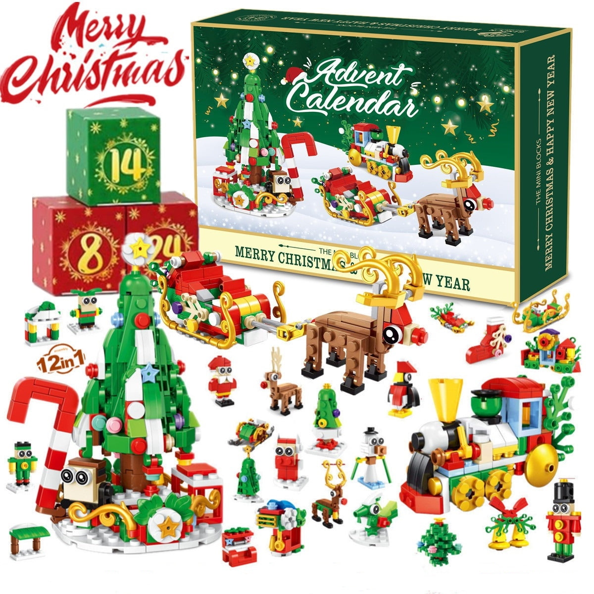 2024 Christmas Building Blocks Advent Calendar