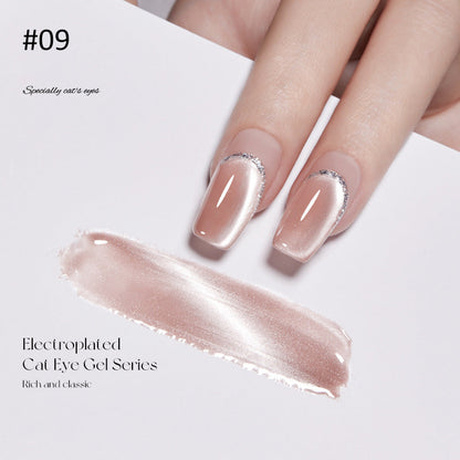 Crystal Wide Cat Eye Nail Gel Polish