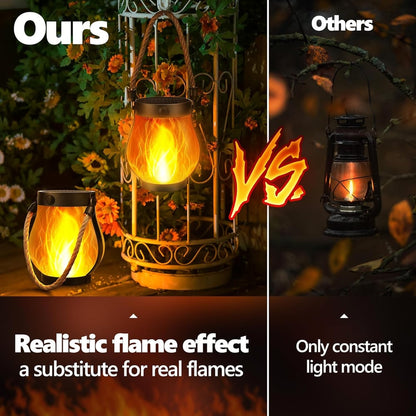 ✨Last Day Promotion 49% OFF--Dancing flame Solar Lantern Outdoor Lights