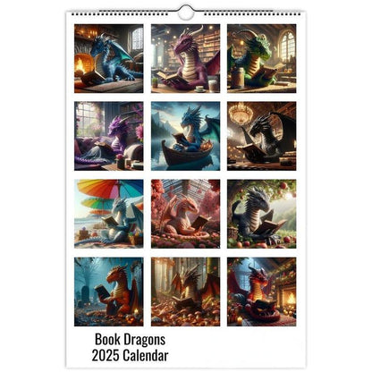 Book Dragon Calendar 2025