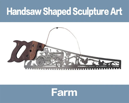 ✨Father‘s Day Hot Sale 50% OFF-- Handsaw Shaped Sculpture Art