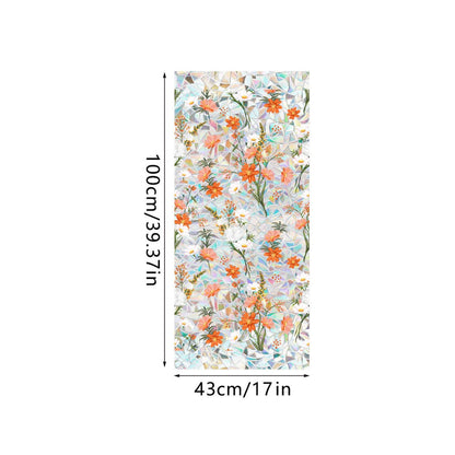 🎄Christmas Sales 49% OFF-Colorful Floral Bouquet Window Sticker