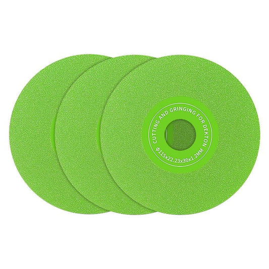 3pcs 115mm 22.23diameter of hole Rock plate flat grinding disc tile ceramic marble trimming 45 chamfering sanding extra wide fine sanding saw blade