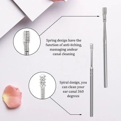 Safe Stainless Steel Ear Cleaning Tool Set